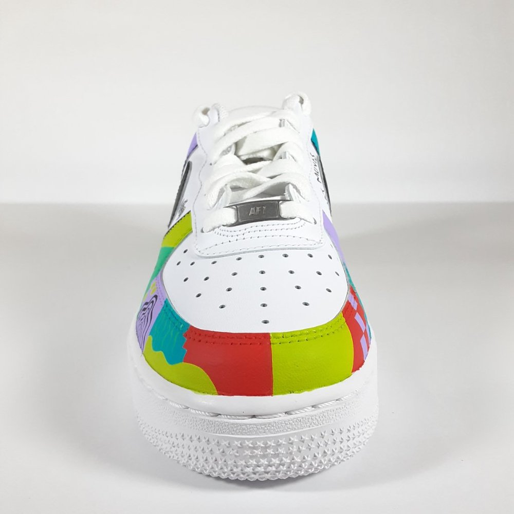LOLLAPALOOZA X BACARDI WOMEN'S NIKE AIR FORCE 1 Shoes Size 8 PISOS BY TATZ BNIB - Picture 13 of 16